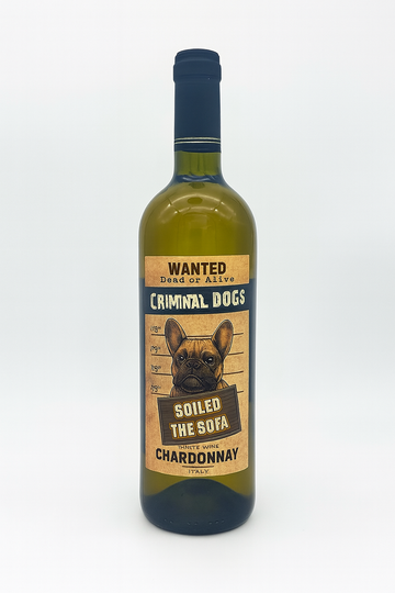 Criminal Dog Chardonnay 750mlx12 Wine