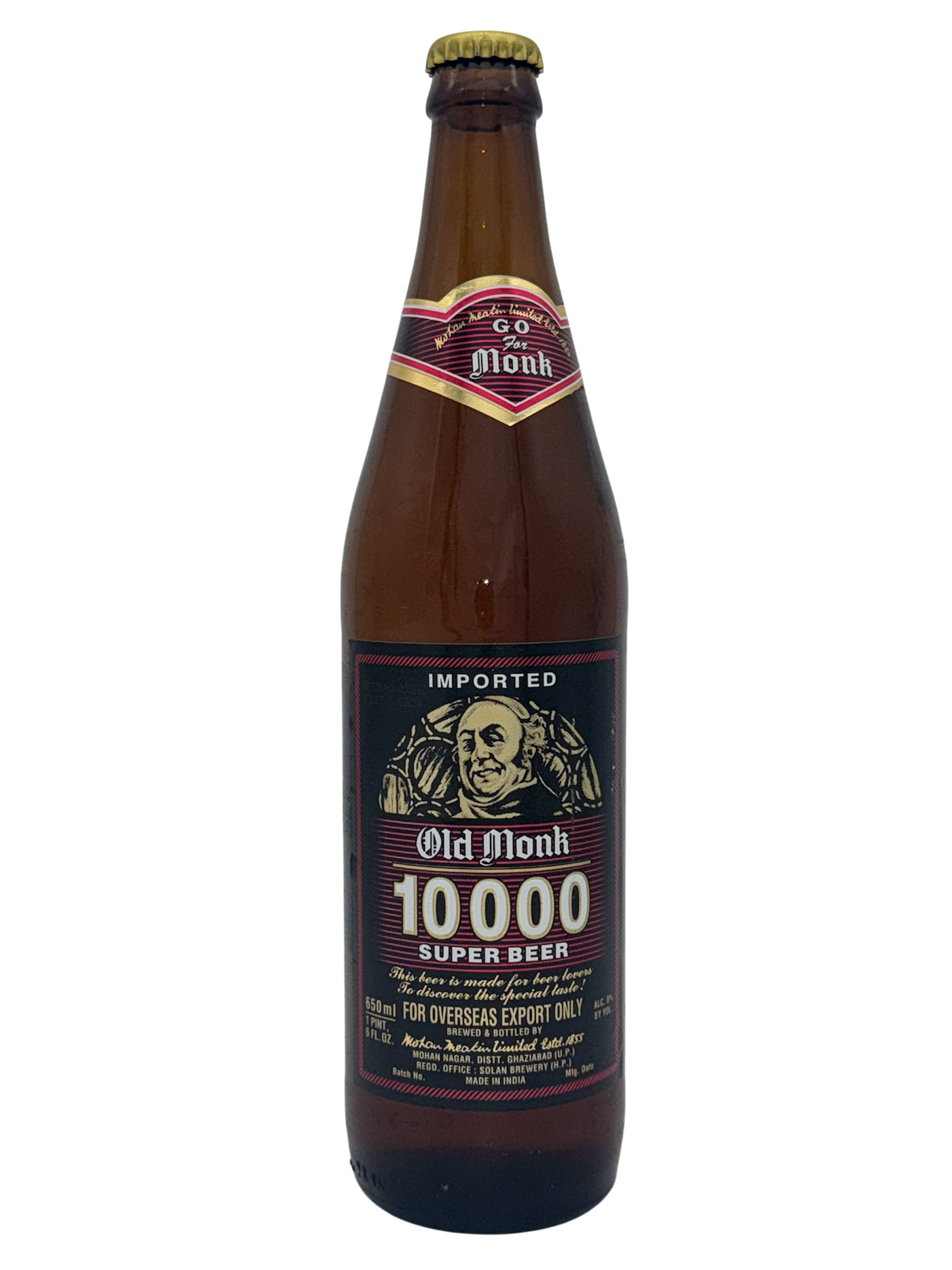 Old Monk Beer 10000 650mlx12