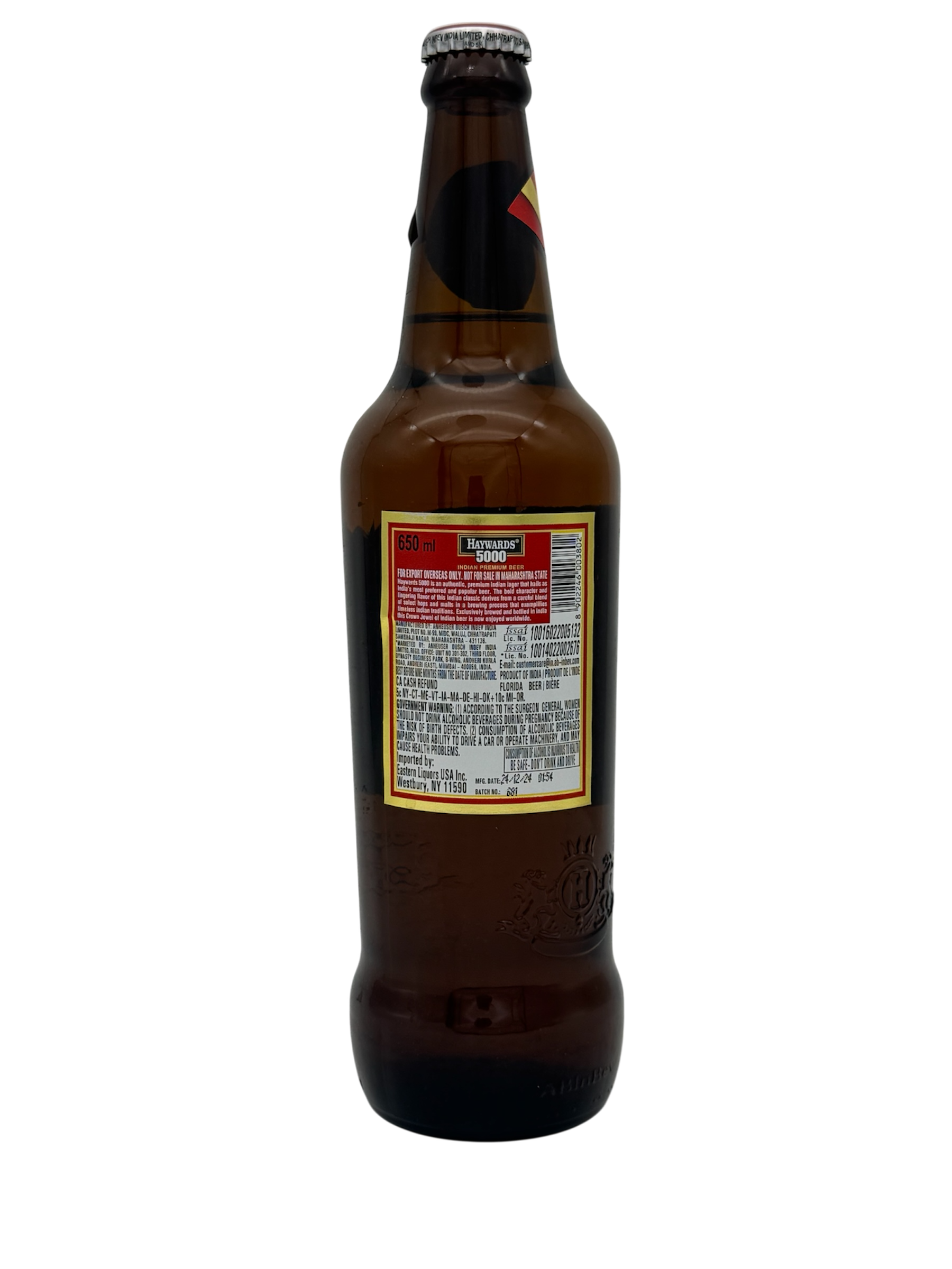 Hayward beer 5000 650mlx12