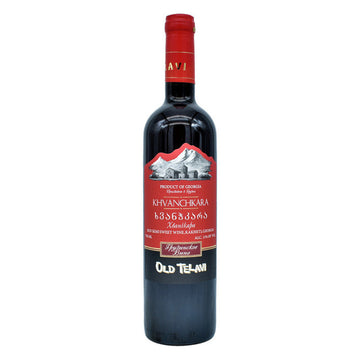 Old Telavi Khvanchkara "Velvet" Red Semi Sweet Wine 750mlx12