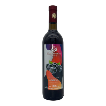 GA Blackberry Red Semi-Sweet Wine 750mlx12