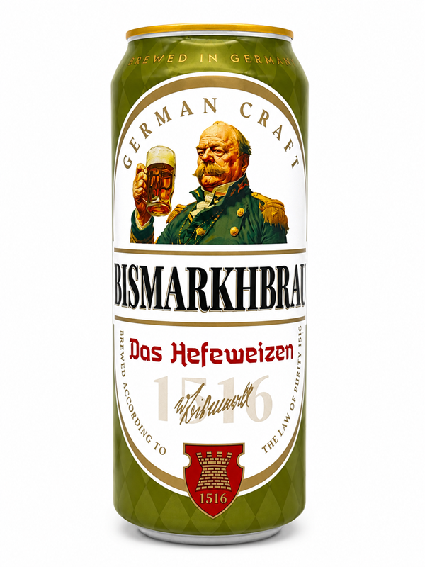 Bismarkhbrau Hefeweizen 5.2% 500mlx24 cans