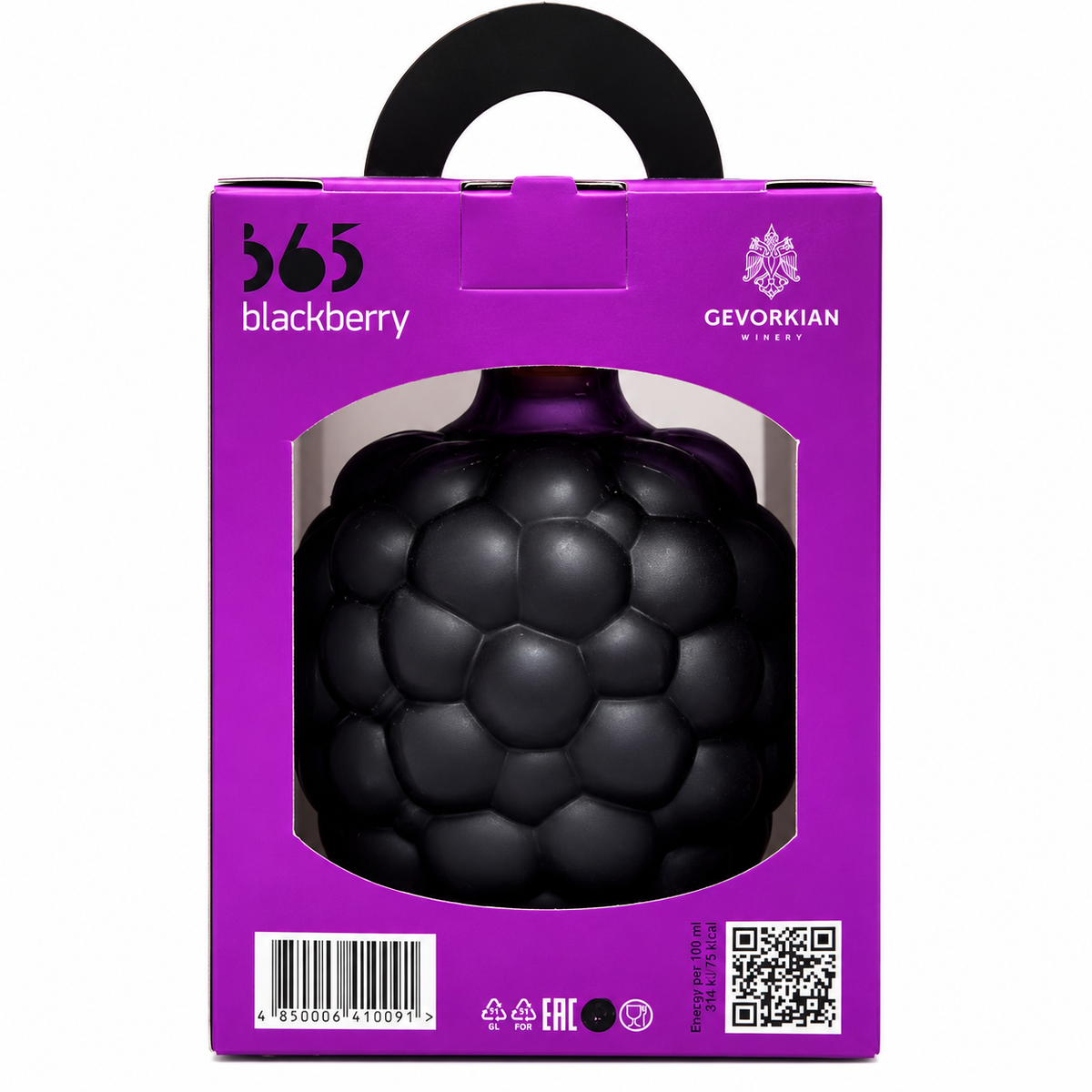 365 Souvenir Semi-Sweet Blackberry Wine 750mlx6