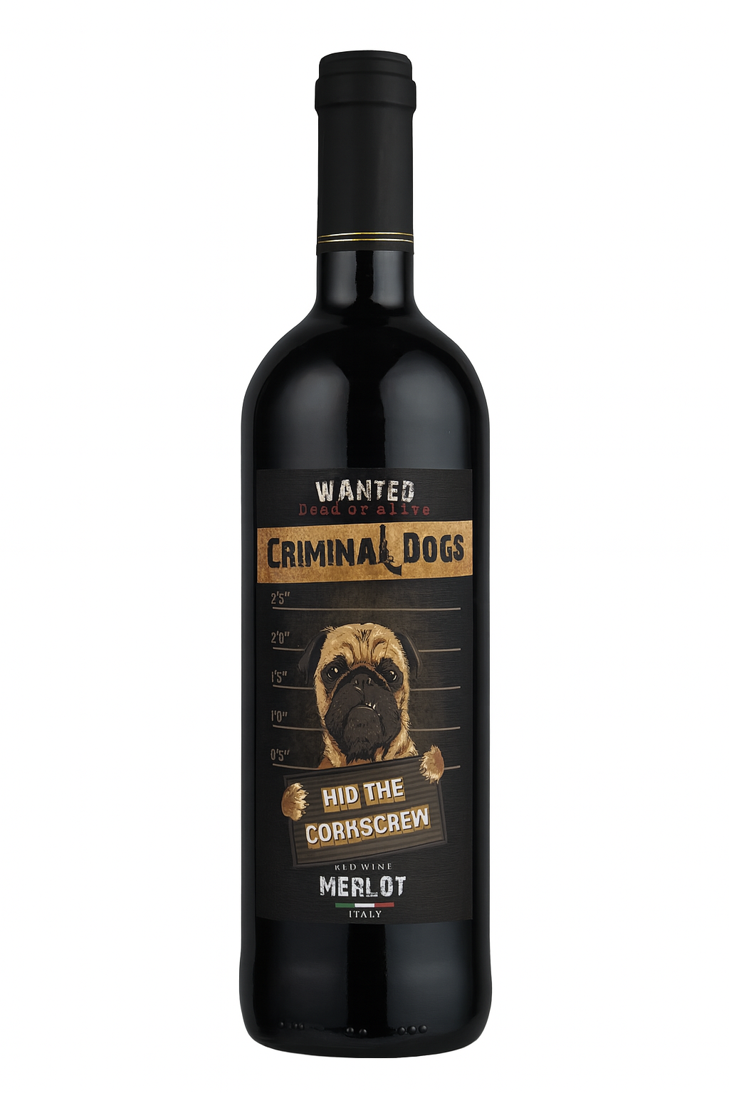 Criminal Dog Merlot 750mlx12 Wine