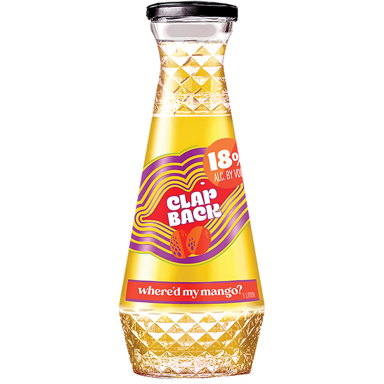 W-Clap Back Bottle Mango 1000mlx12