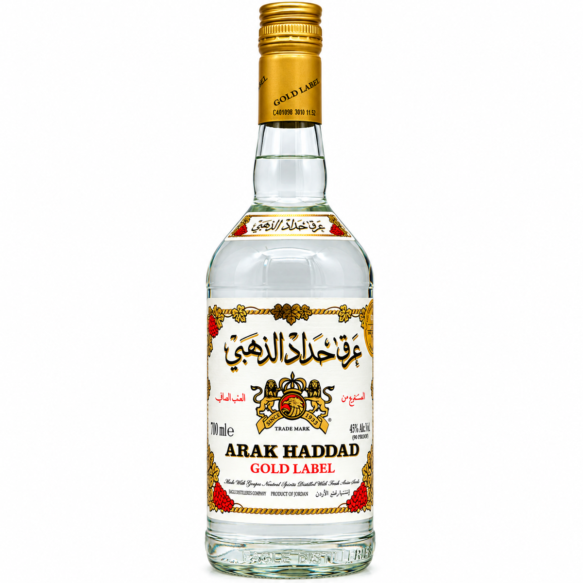Arak Haddad Gold 750mlx12