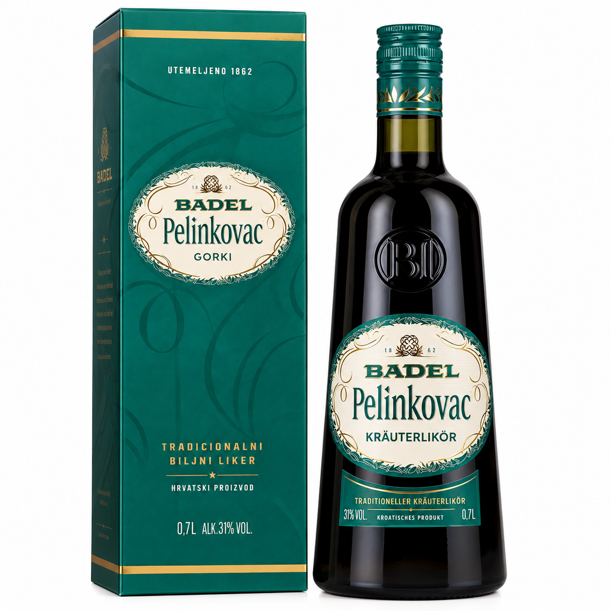 Badel Pelinkovac Gorki Lux Gift Pack 700mlx6