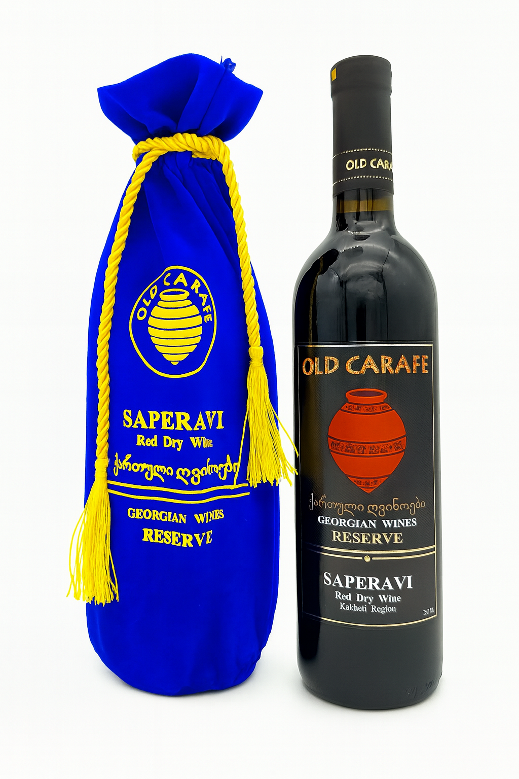 Old Carafe Saperavi Red Dry Wine 750mlx12