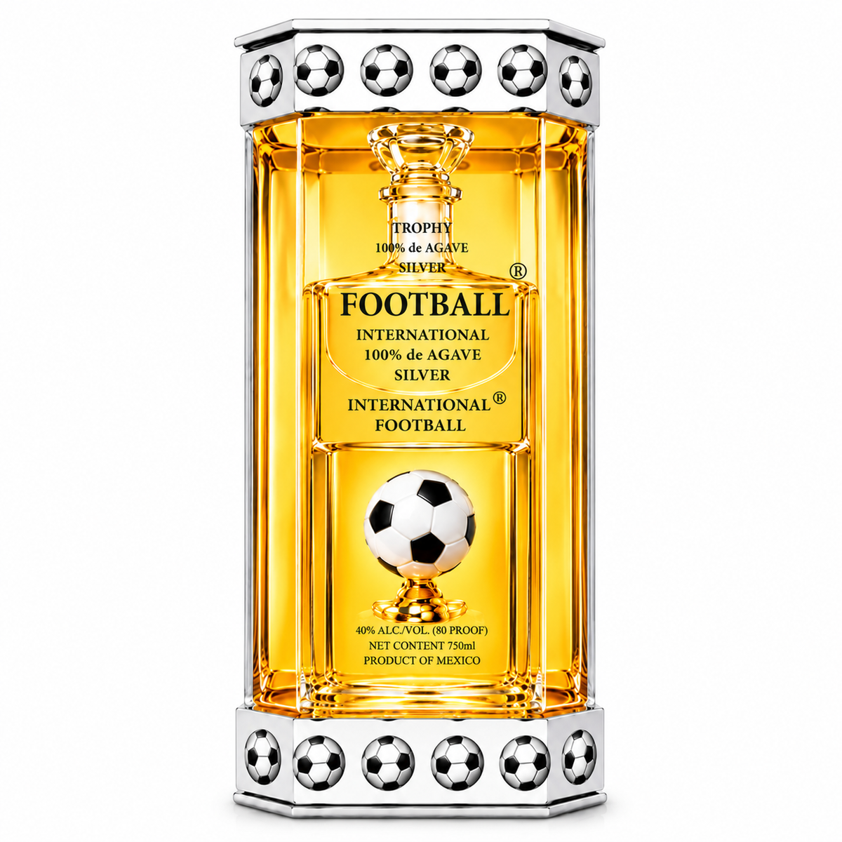 Casino Azul Soccer Silver Gift 750mlx6