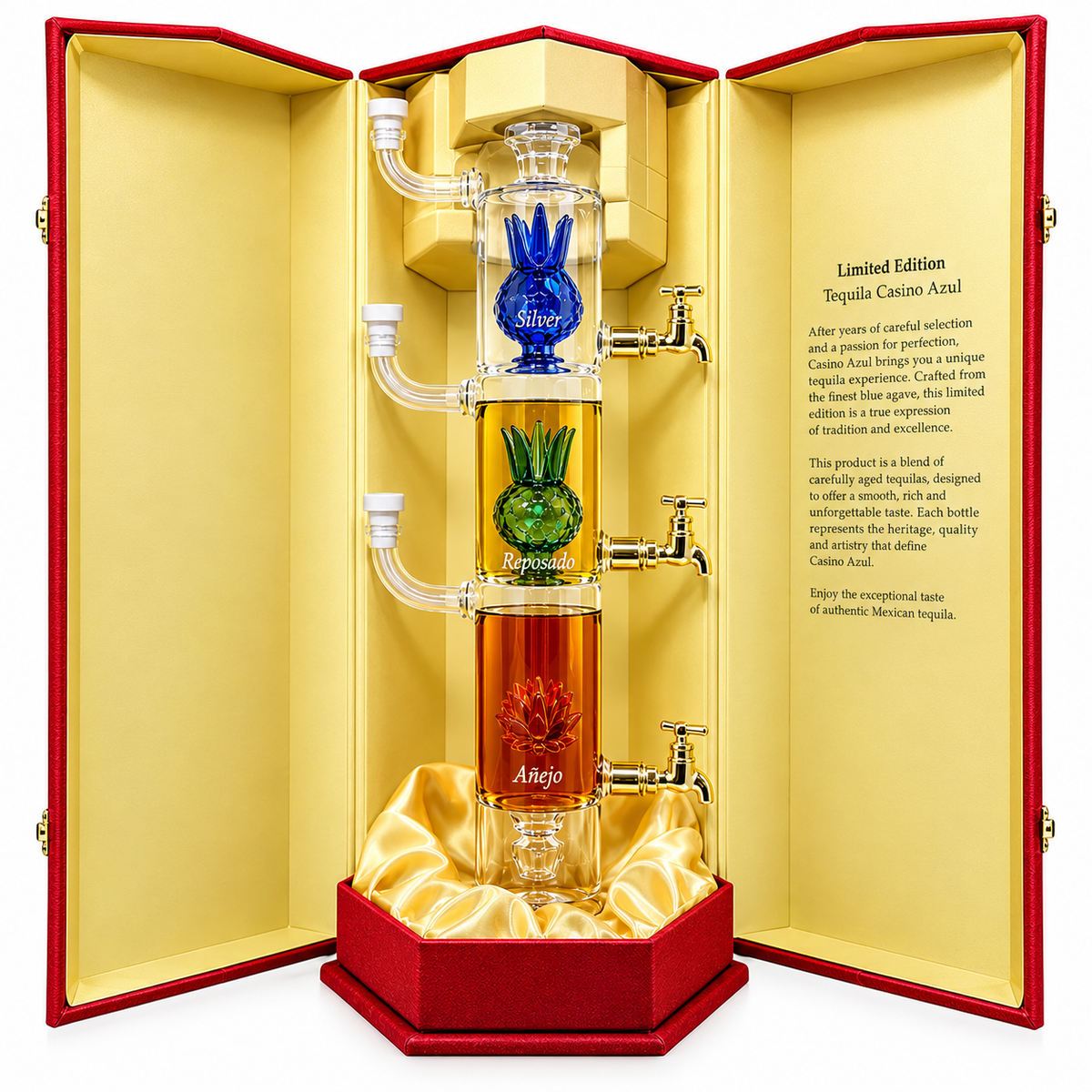 Casino Azul Tower Gift 750mlx4