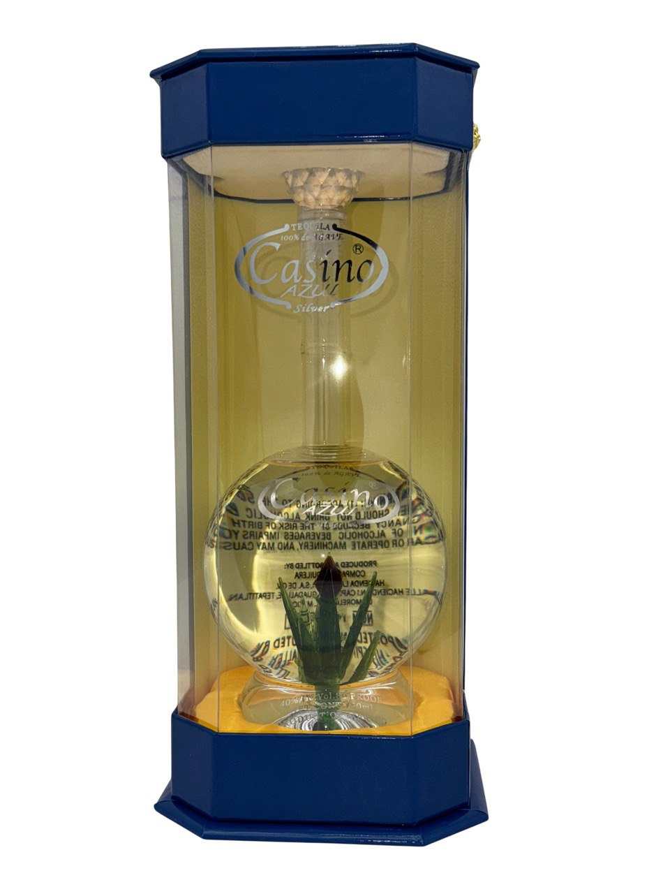 Casino Azul Silver Blanco Gift 750mlx6