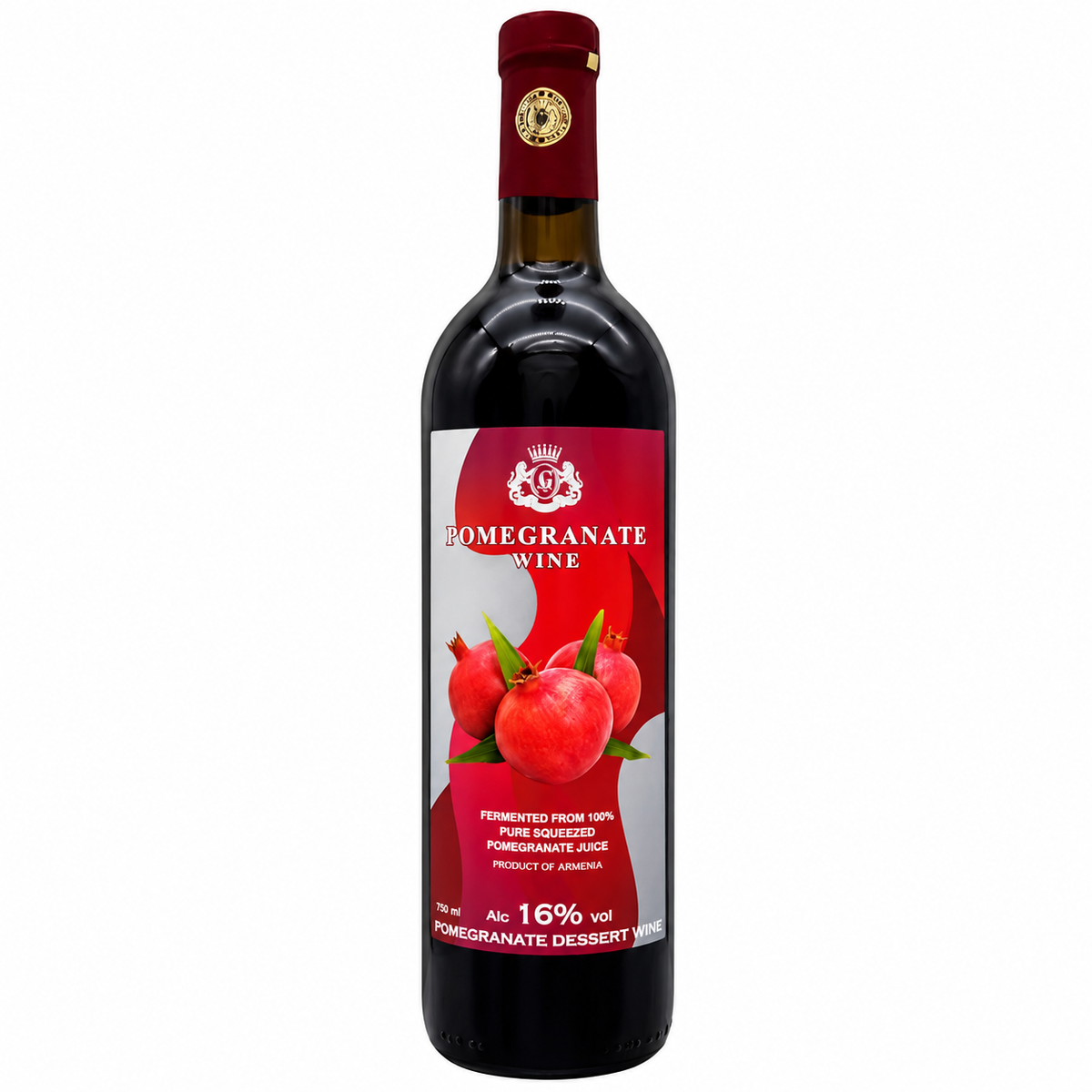 GA Pomegranate Red S/Sweet Wine 750mlx12