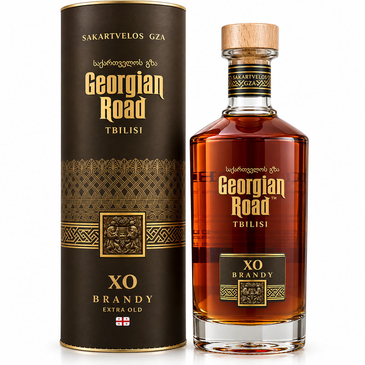 GR Tbilisi Brandy g/tube XO 700mlx6