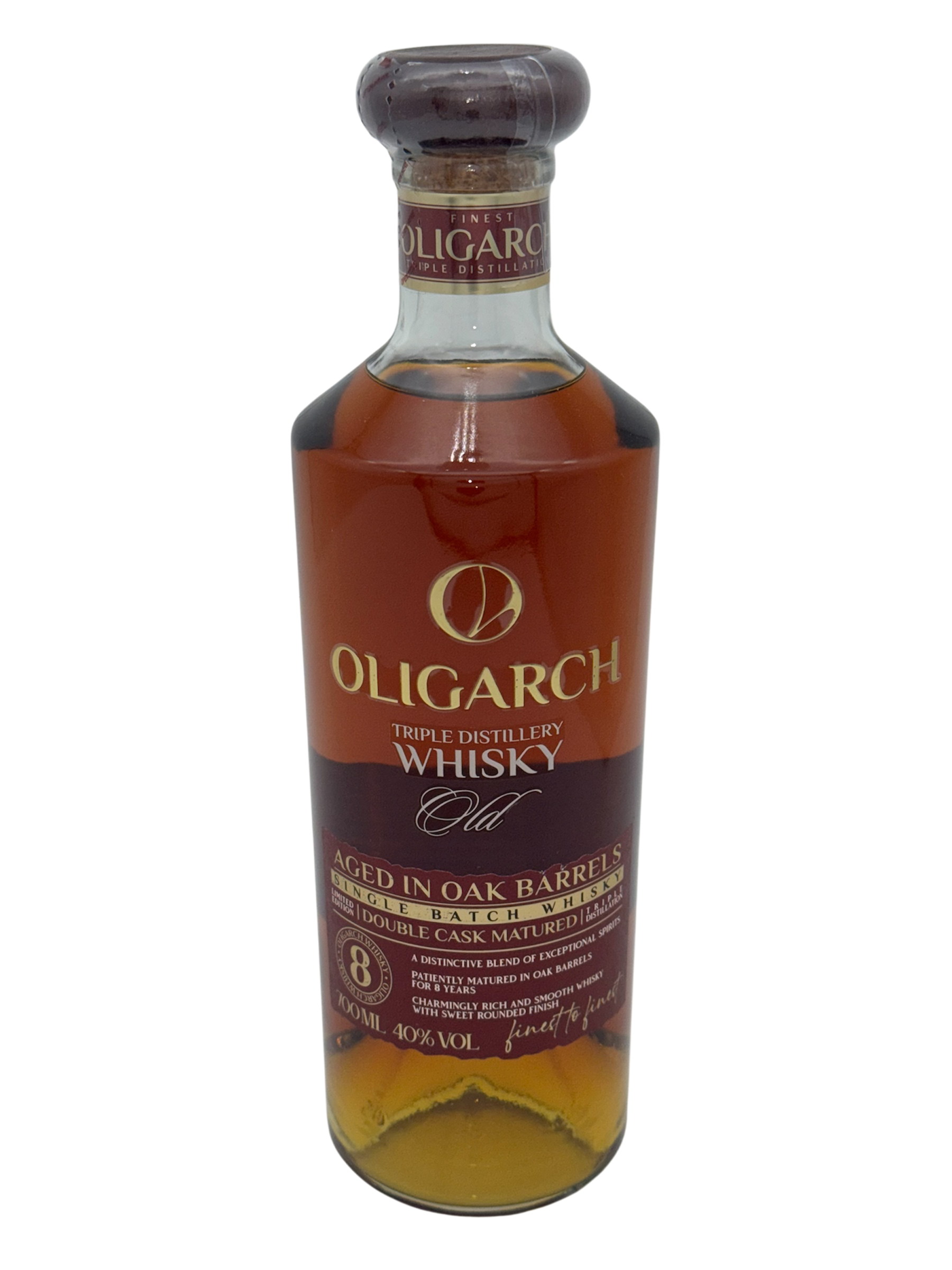 Oligarch Whiskey 8y.o 700mlx6