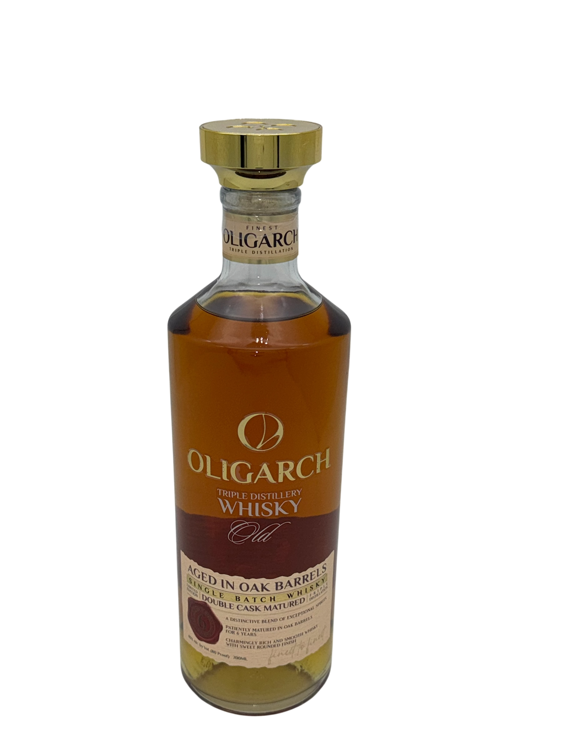 Oligarch Whiskey 6y.o 700mlx6