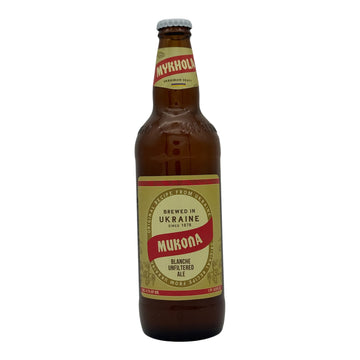 Mykhola Blanche Unfiltered Ale Ukraine Beer 500mlx12