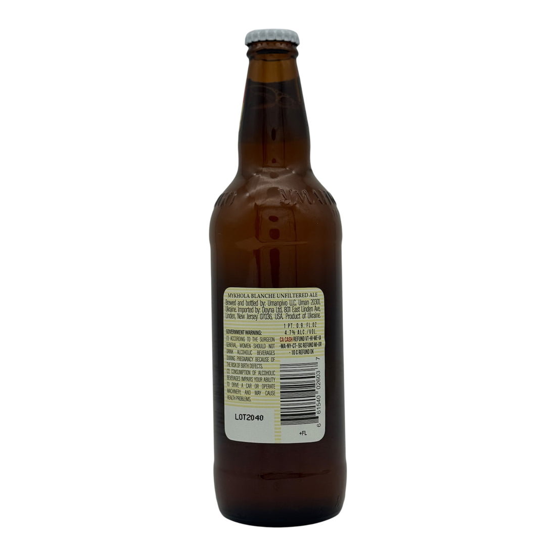 Mykhola Blanche Unfiltered Ale Ukraine Beer 500mlx12