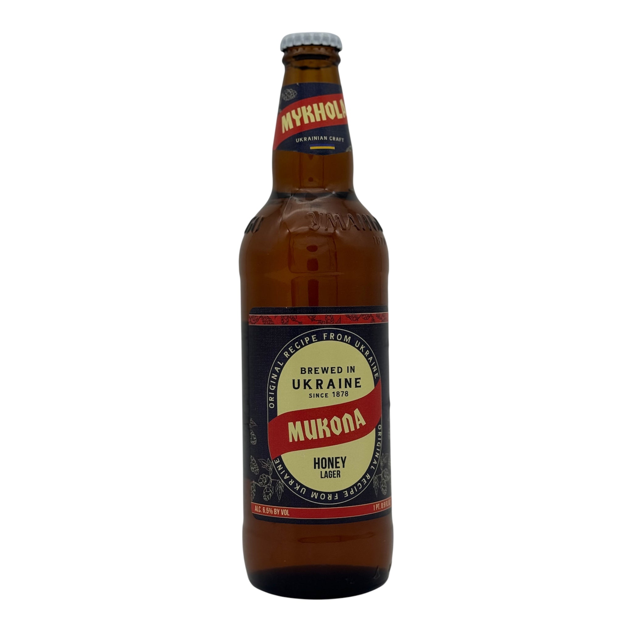 Mykhola Honey Ukraine beer 500mlx12