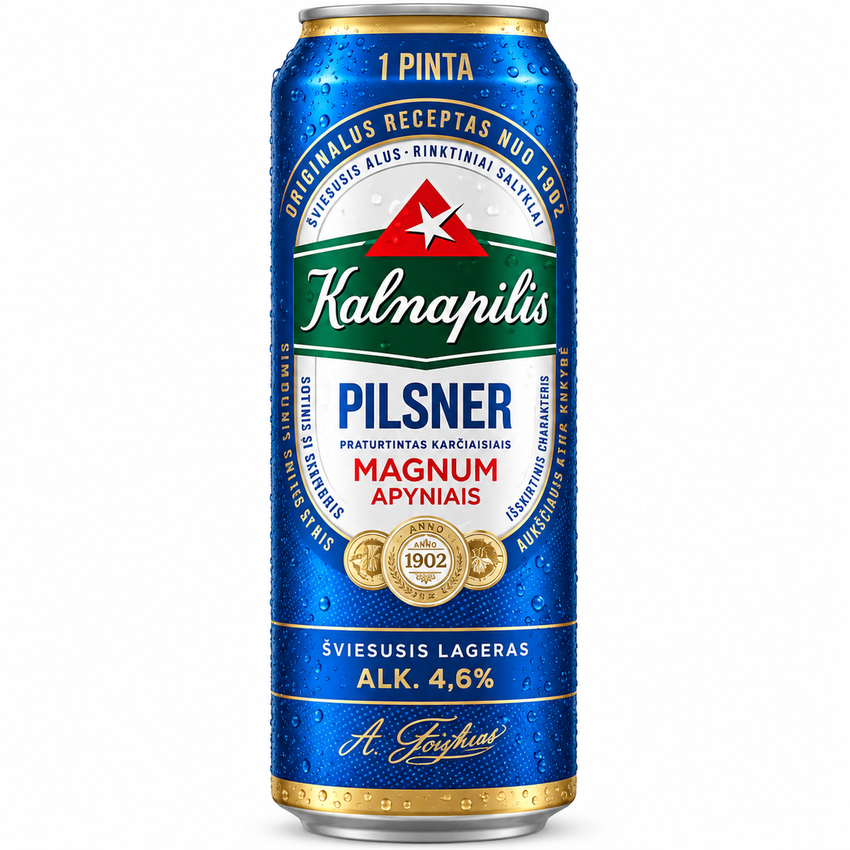 Kalnapis Pilsner 568mlx24  (6x4 ) cans