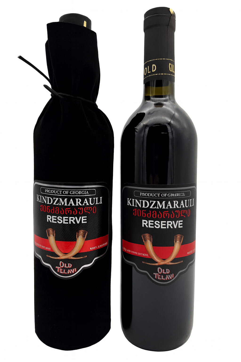 Old Telavi Kindzmarauli "Velvet" Red Semi Sweet Wine 750mlx12