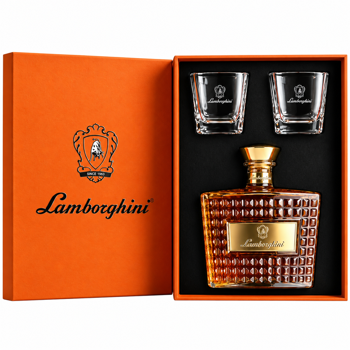 Lamborghini Brandy VSOP Gift Set 700mlx4