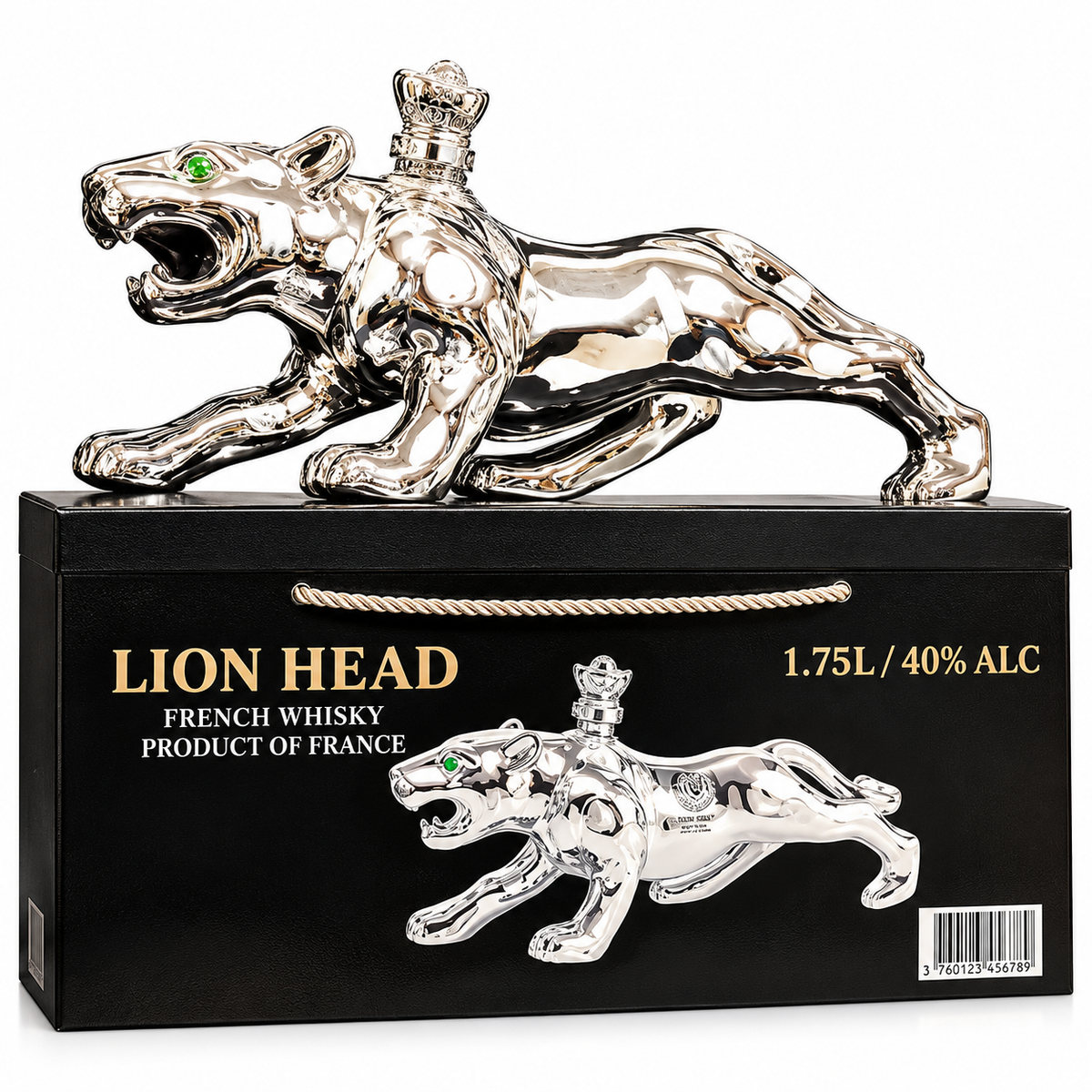 Jaguar Silver French Whiskey (Lion Head) 1.75L/btl