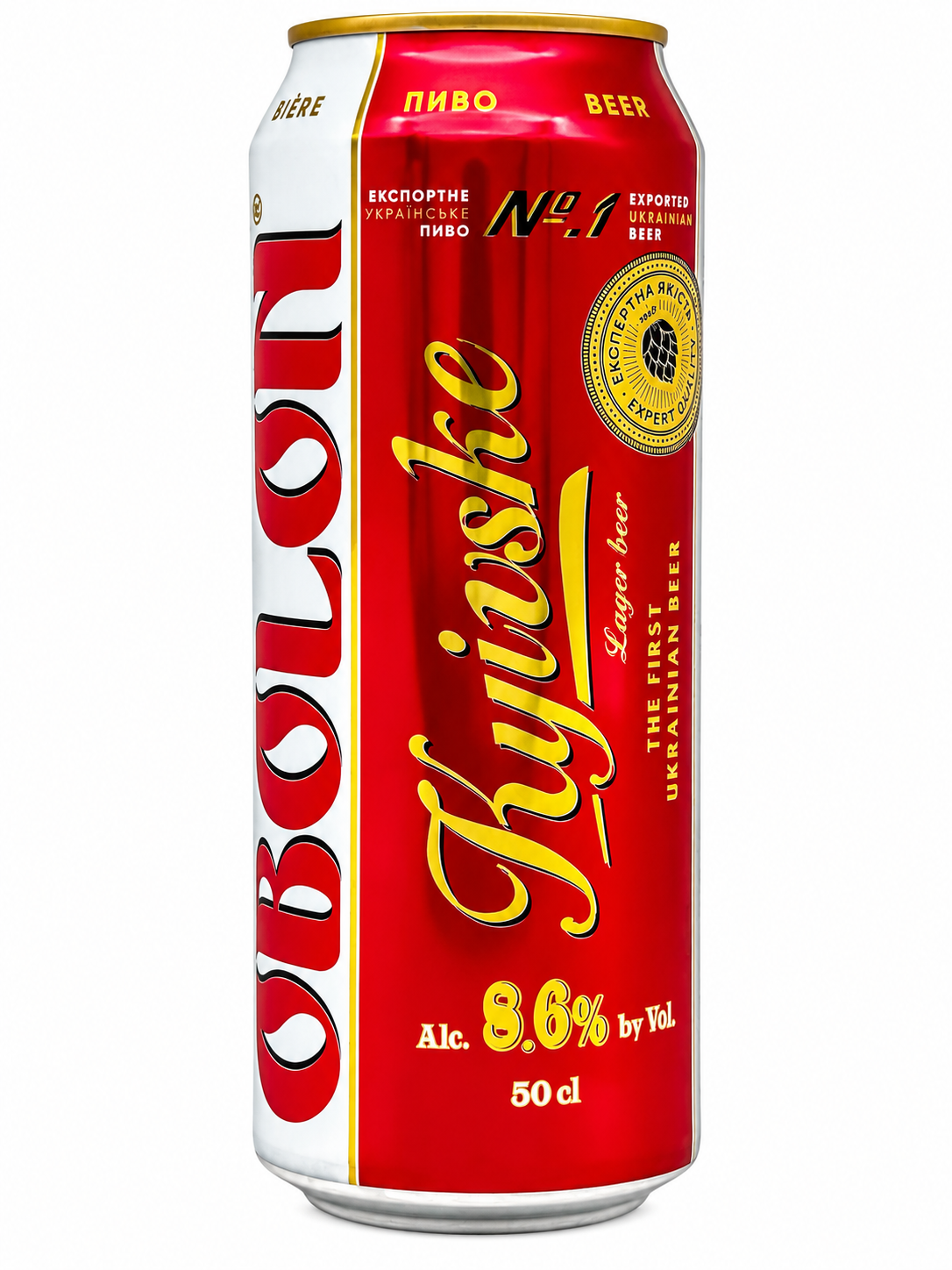 Obolon Kiyevske 500mlx24 8.6% (6x4) cans
