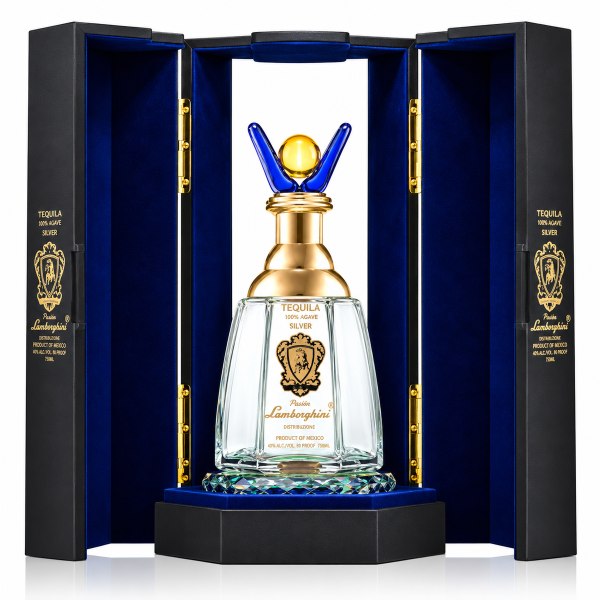 PATRIZIA LAMBORGHINI Distribuzone Silver Gift Box 750mlx2
