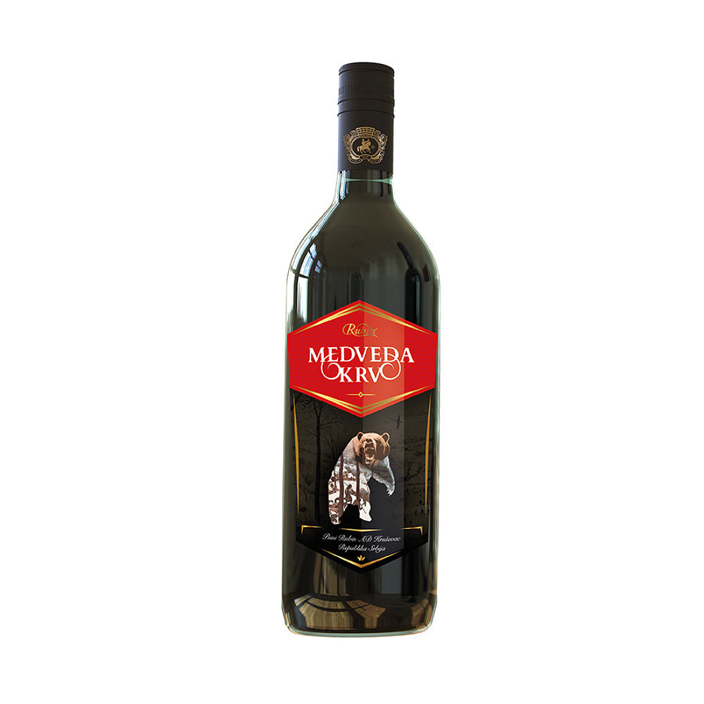 Rubin Medveda Krv Semi Sweet Red Wine 750mlx12