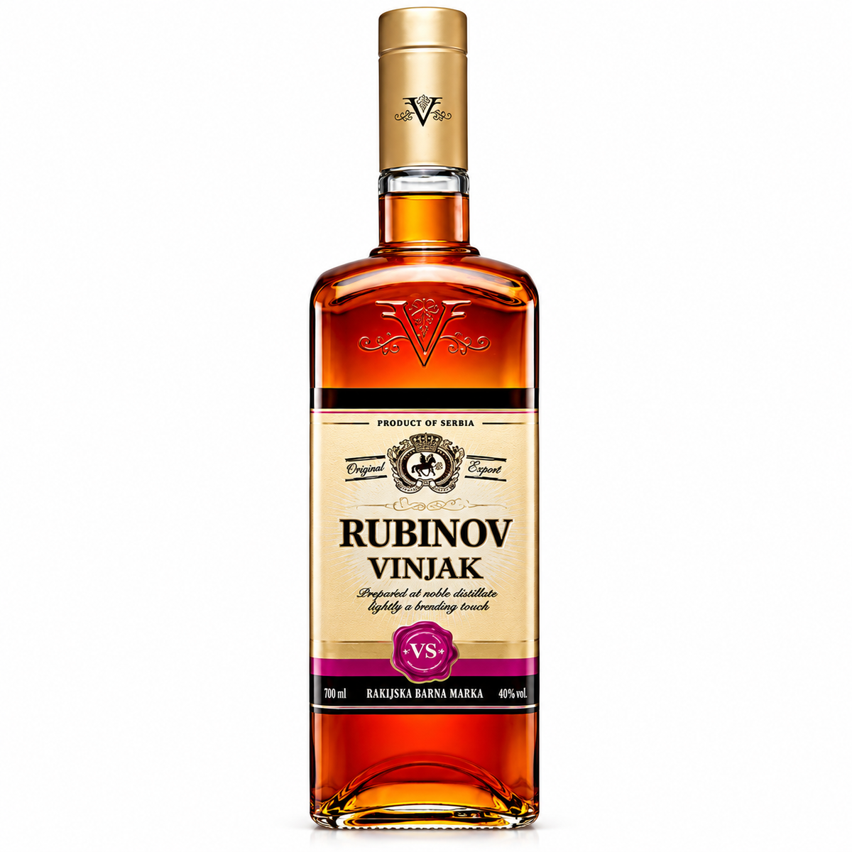 Rubin Vinjak VS Grape Brandy 1000mlx6