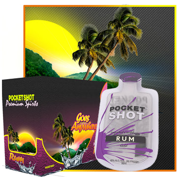 Sachet Pocket shot Rum 10/10/100ml