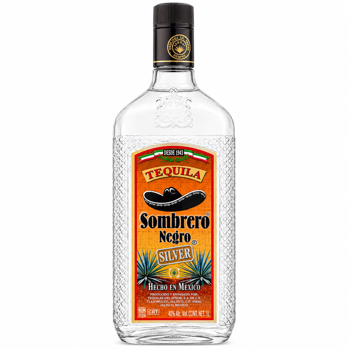 Sombrero Silver Tequila 1.0Lx12
