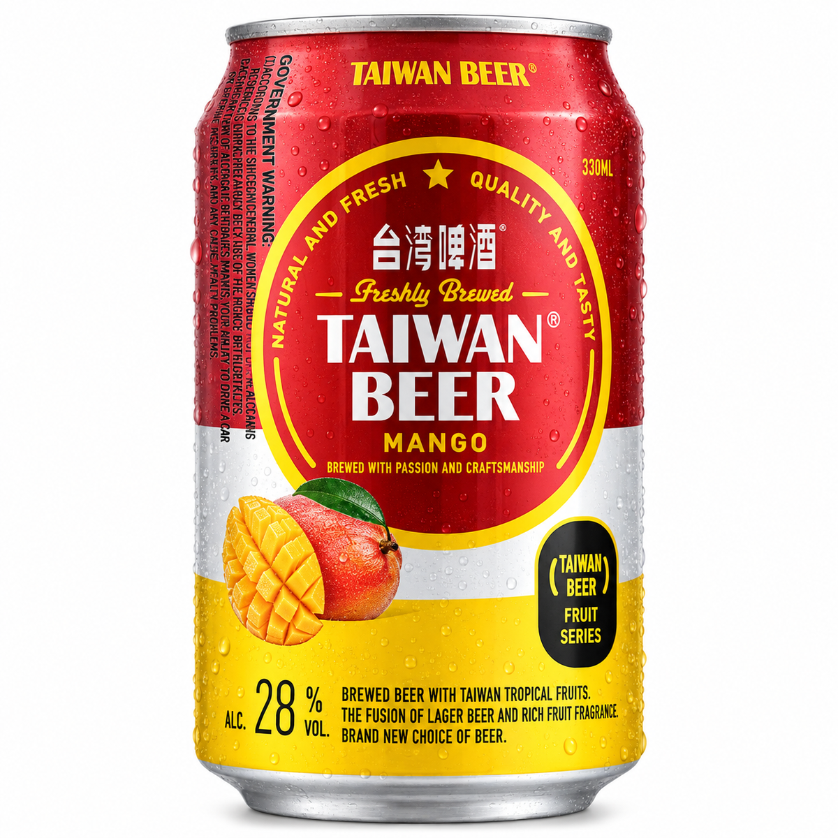 Taiwan Beer Mango 330mlx24 (4x6) cans