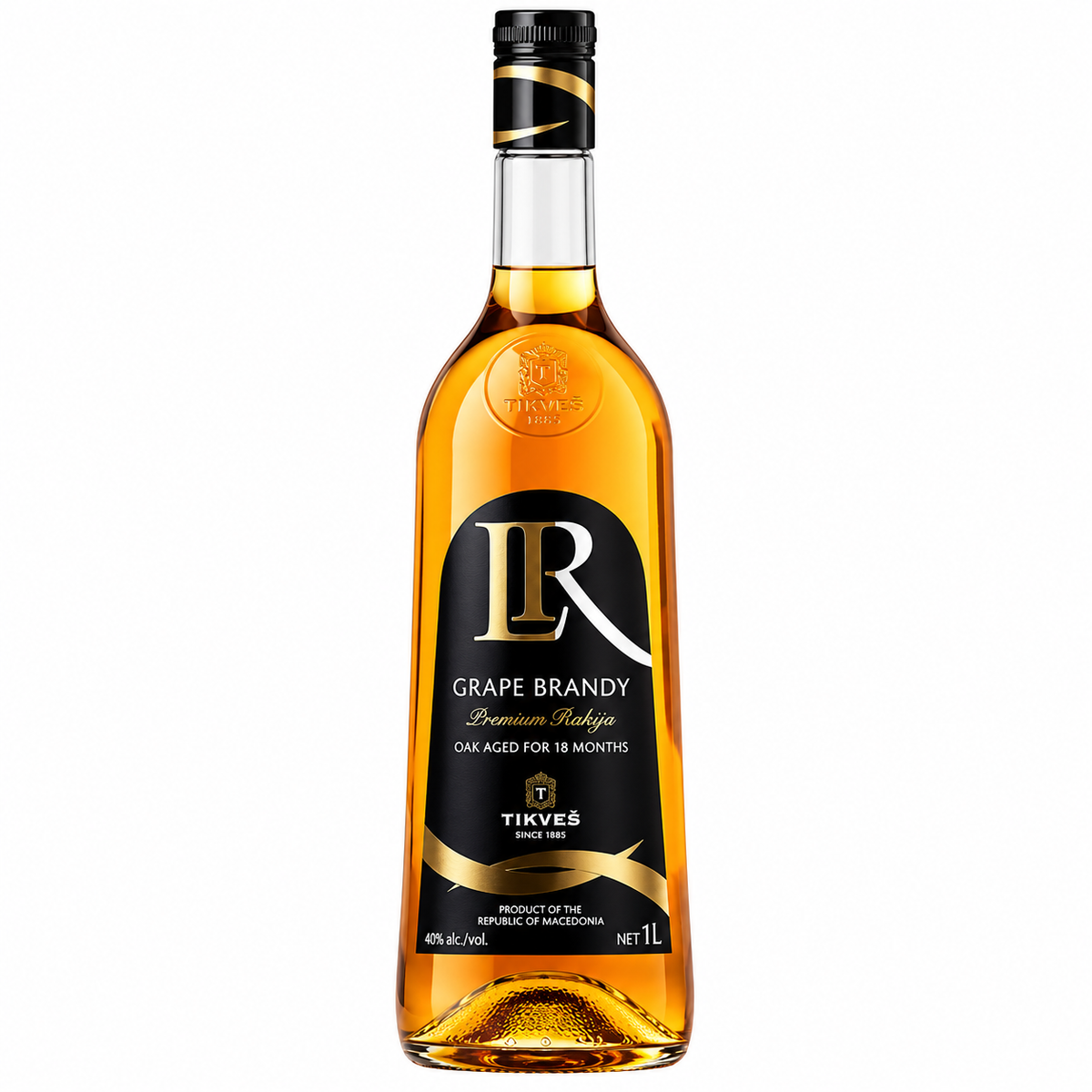 Tikves Lozova Rakija Grape Brandy 1000mlx12