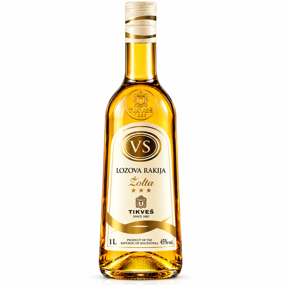 Tikves Lozova Rakija Zolta VS 1000mlx12