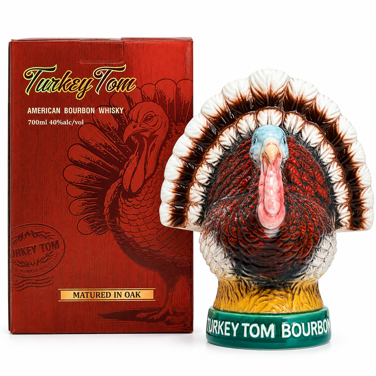 Turkey Tom American Bourbon Whiskey 700mlx4