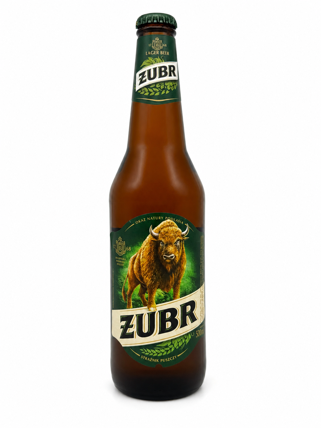 ZUBR Lager in BOTTLE 6 pack 500mlx24