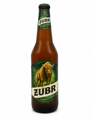 ZUBR Lager in BOTTLE 6 pack 500mlx24