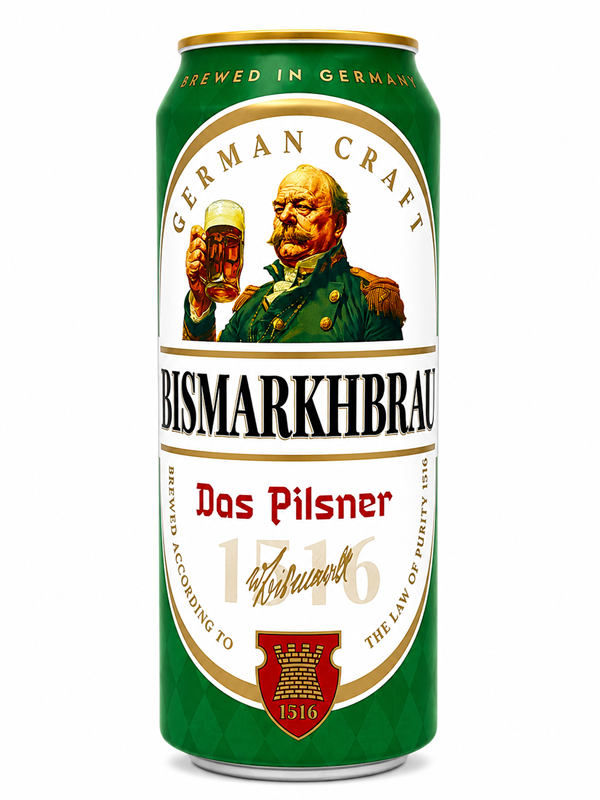 Bismarkhbrau Pilsner 4,8% 500mlx24 cans